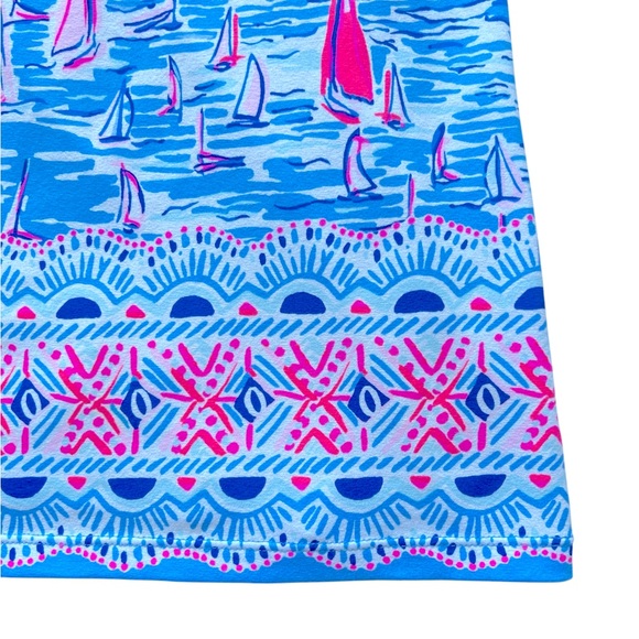 Lilly Pulitzer Sophiletta UPF 50+ Short Sleeve Dress Boatylicious XL - Picture 10 of 13